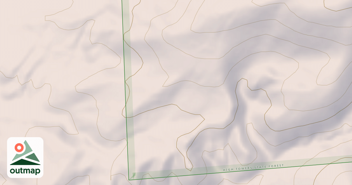 Map of Beech Flat Snow
