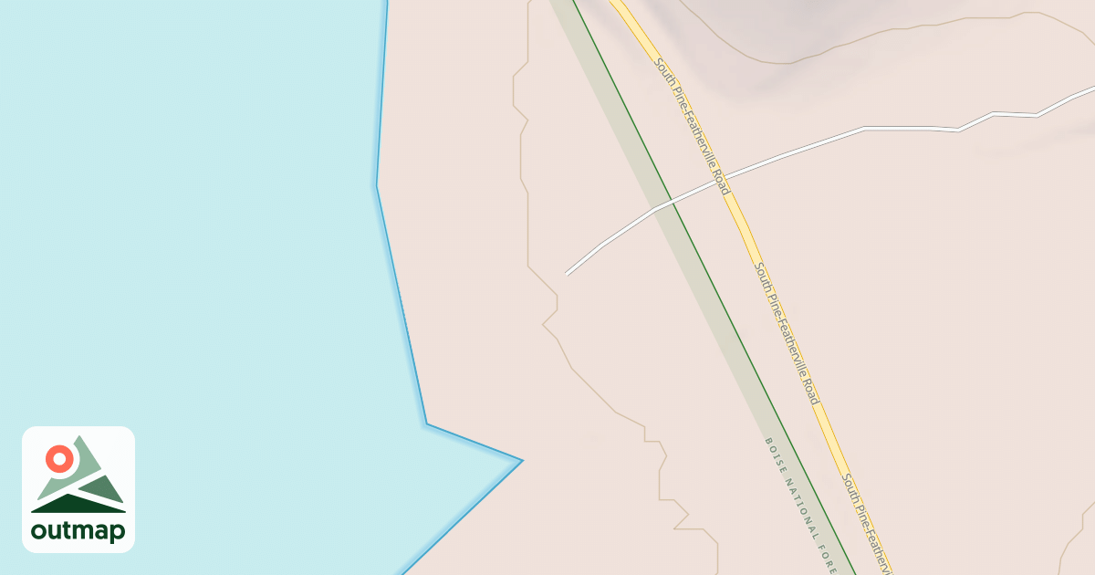 Map of CURLEW CREEK