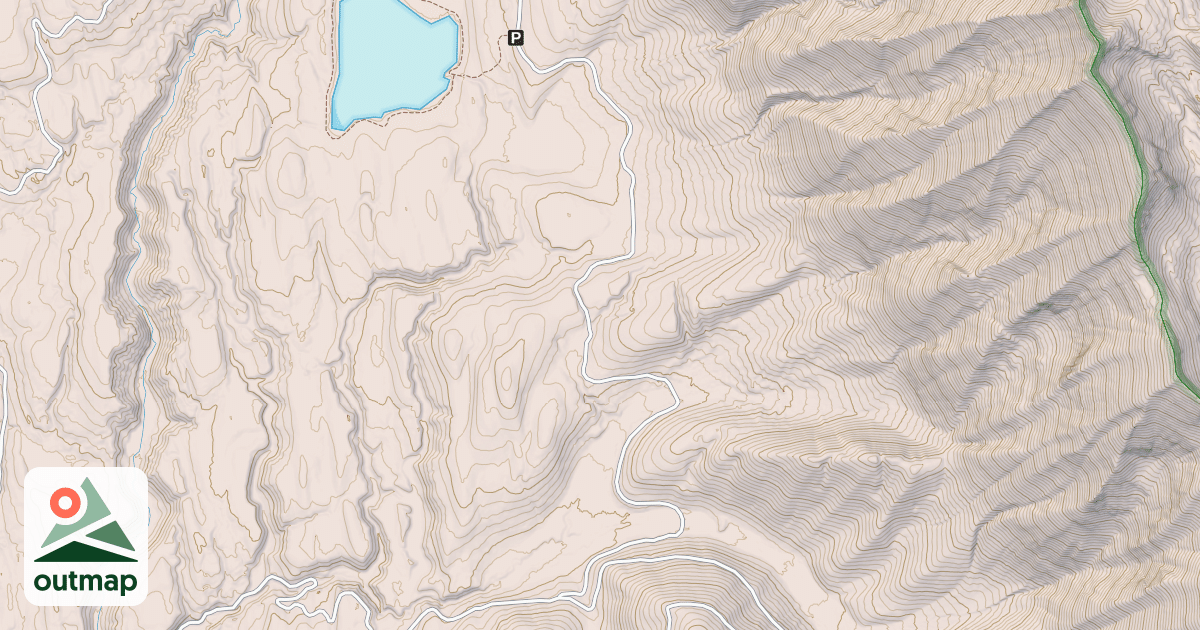 Map of CLEARWATER LAKE LOOP