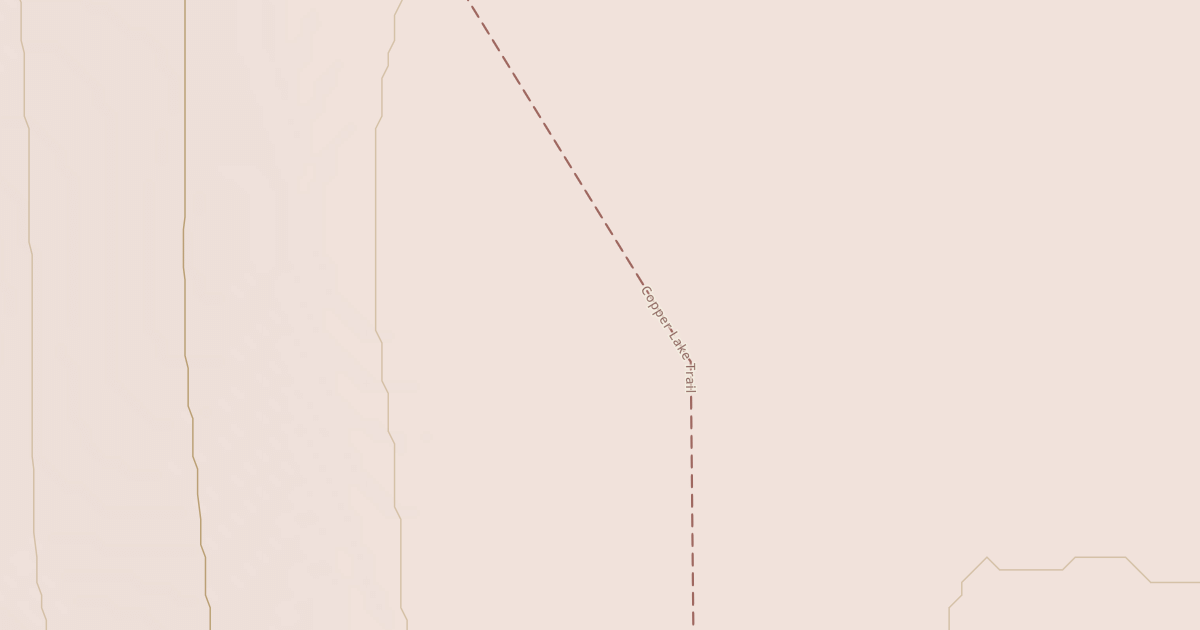 Map preview of Copper Lake Trail
