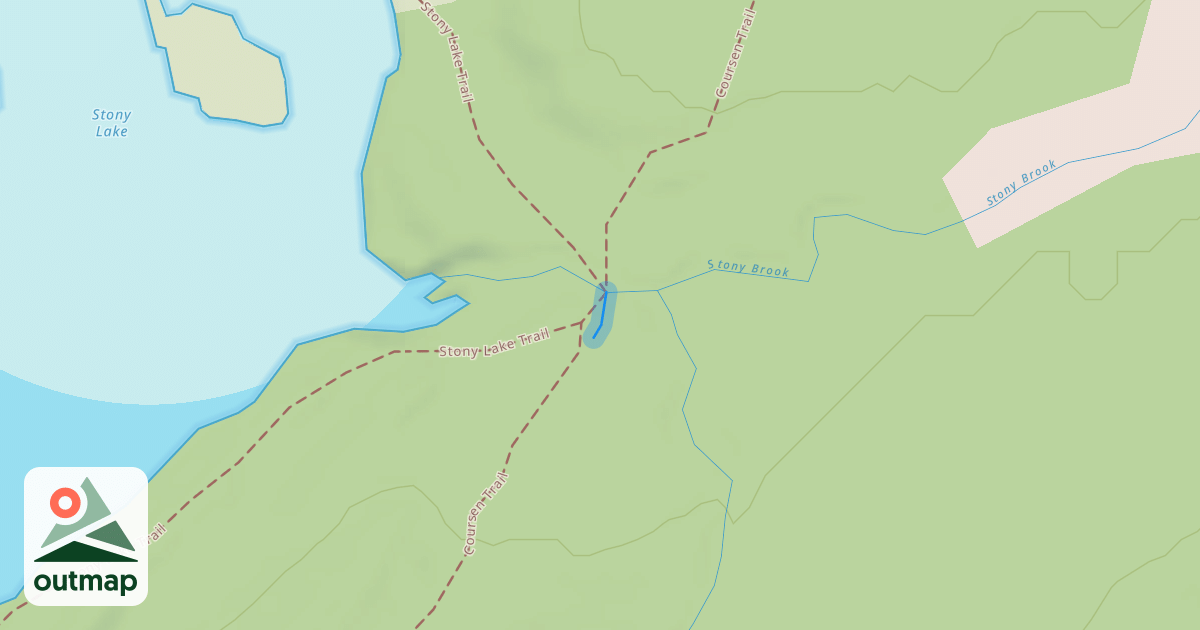 Map of Stony Lake/Coursen Trail
