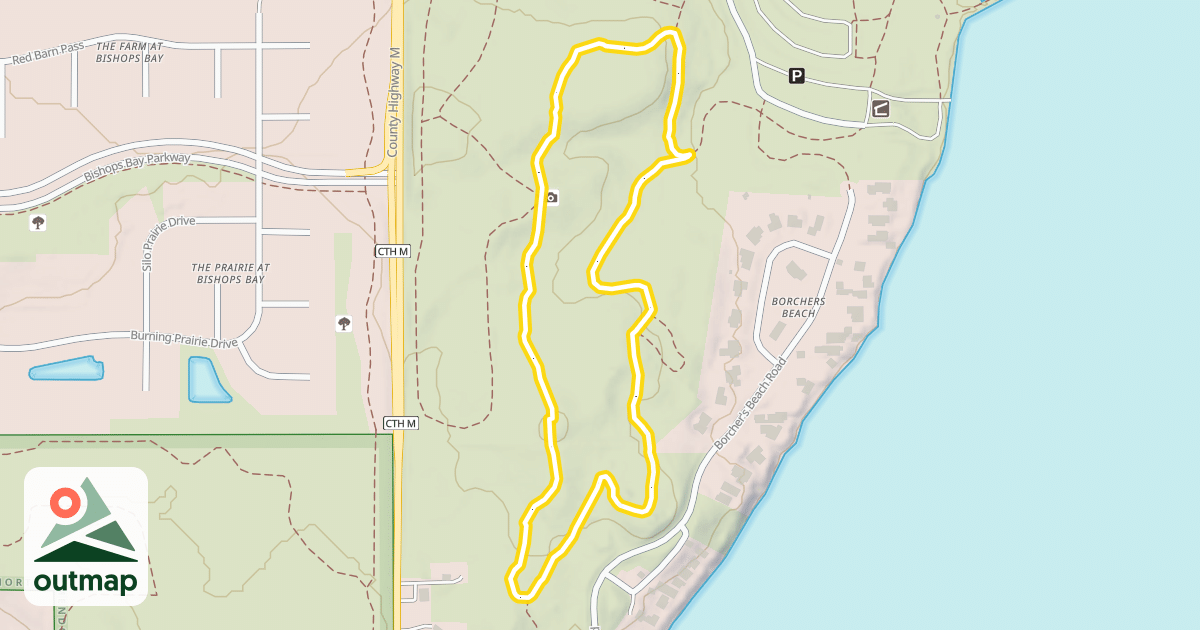 Map of Woodland Trail