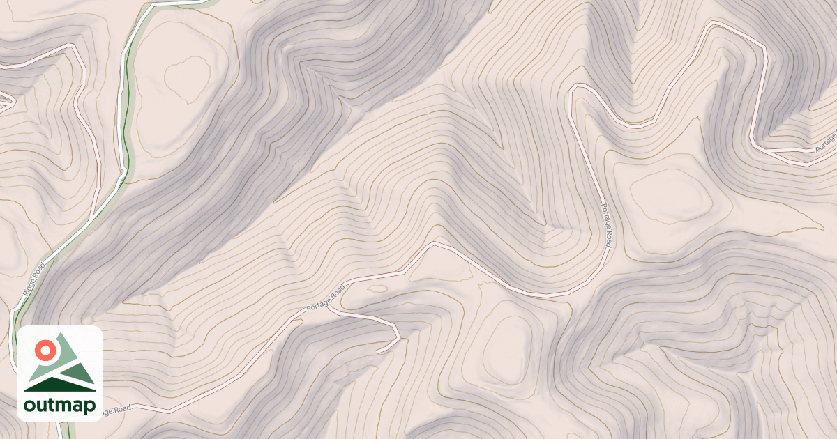 Map of Susquehannock State Forest Snowmobile Trails