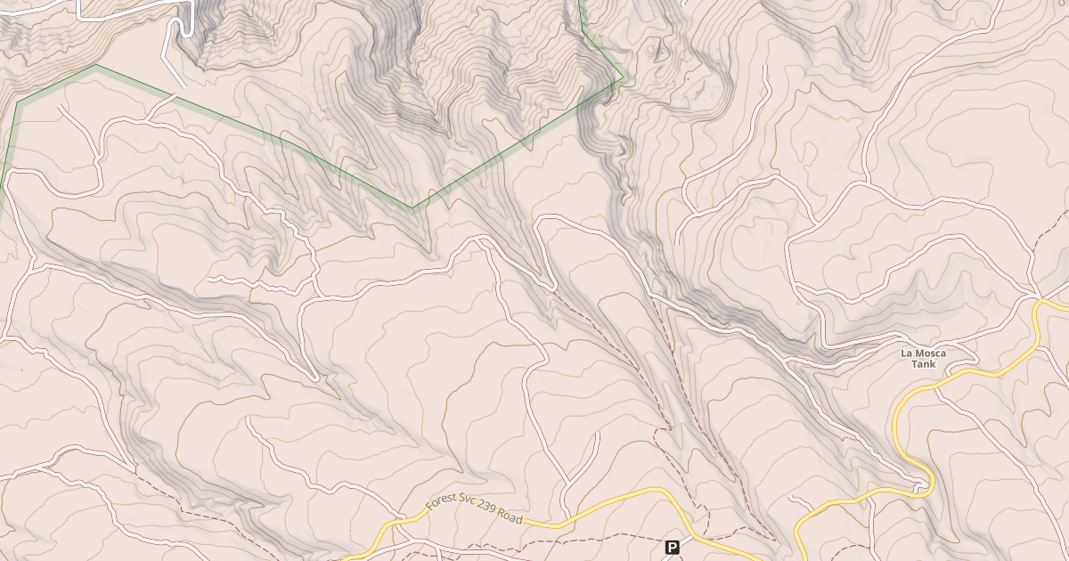 Map preview of USFS National Forest System Roads {F7B90BB0-2F98-4FE2-8F0B-9207AAE34B38}