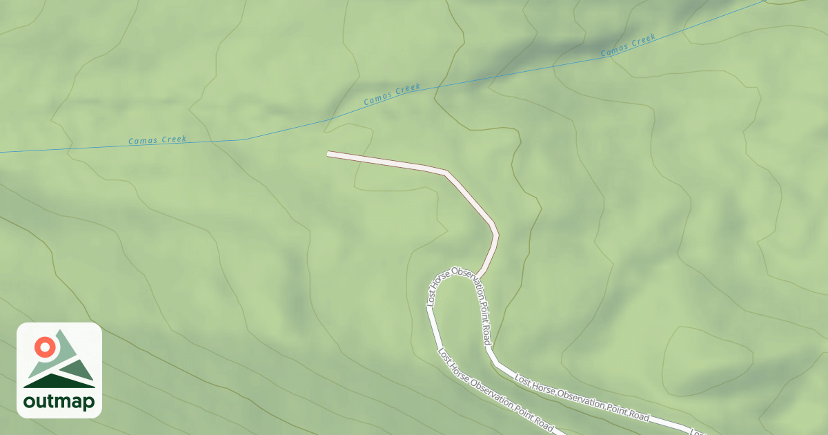 Map of (FDR) CAMAS CREEK