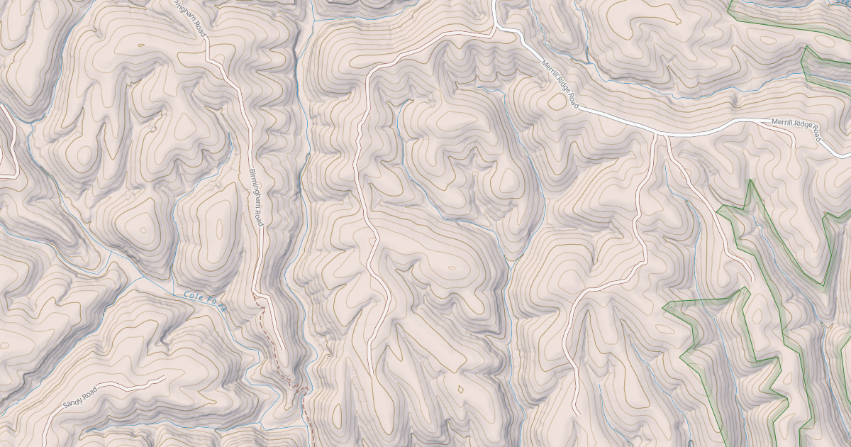 Map preview of USFS National Forest System Roads {840DEF03-CCBA-4E84-8723-0524401657AF}