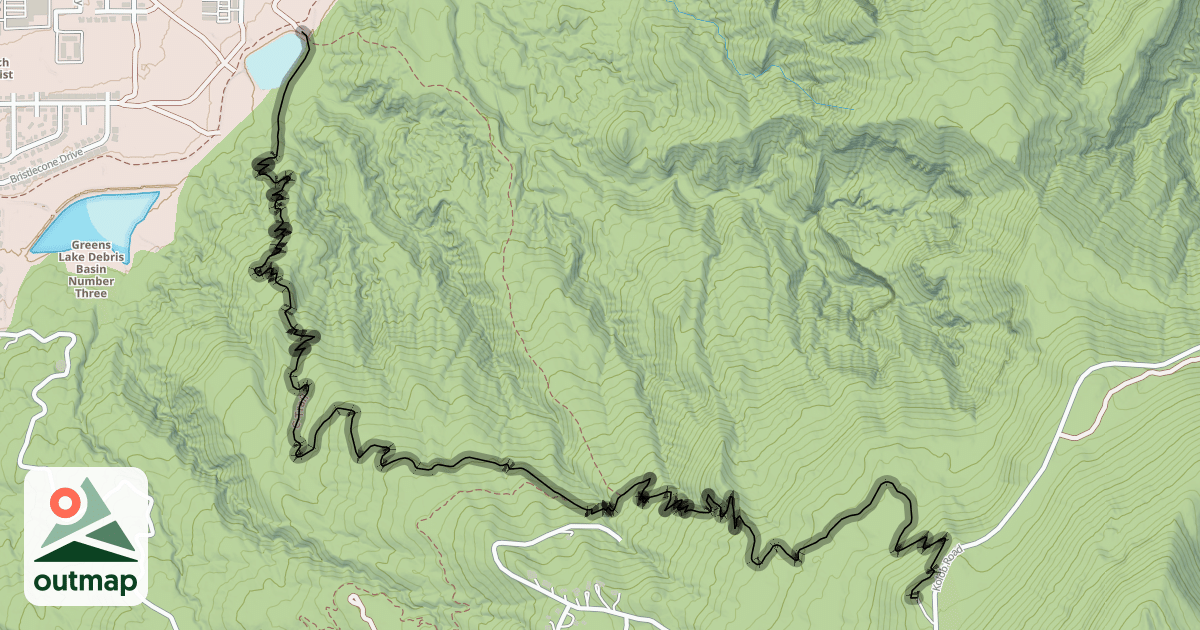 Map of C-Trail