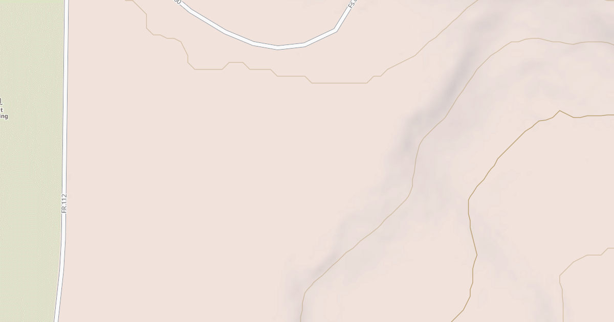 Map preview of USFS National Forest System Roads {9258FE77-9F55-4024-A775-E2CE726860D1}