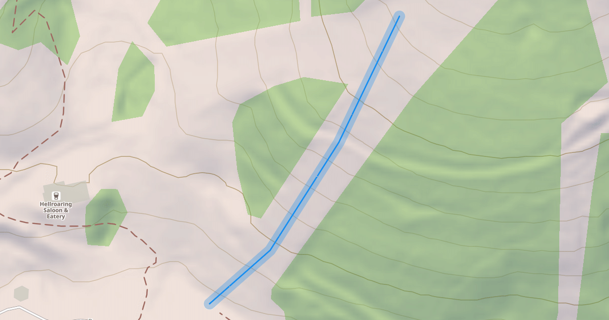 Map preview of Middle Fork