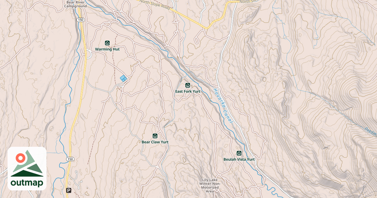 Map of CANAL SNOWMOBILE TRAIL