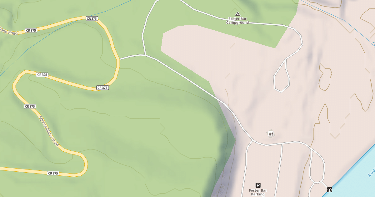 Map preview of FOSTER BAR CAMPGROUND