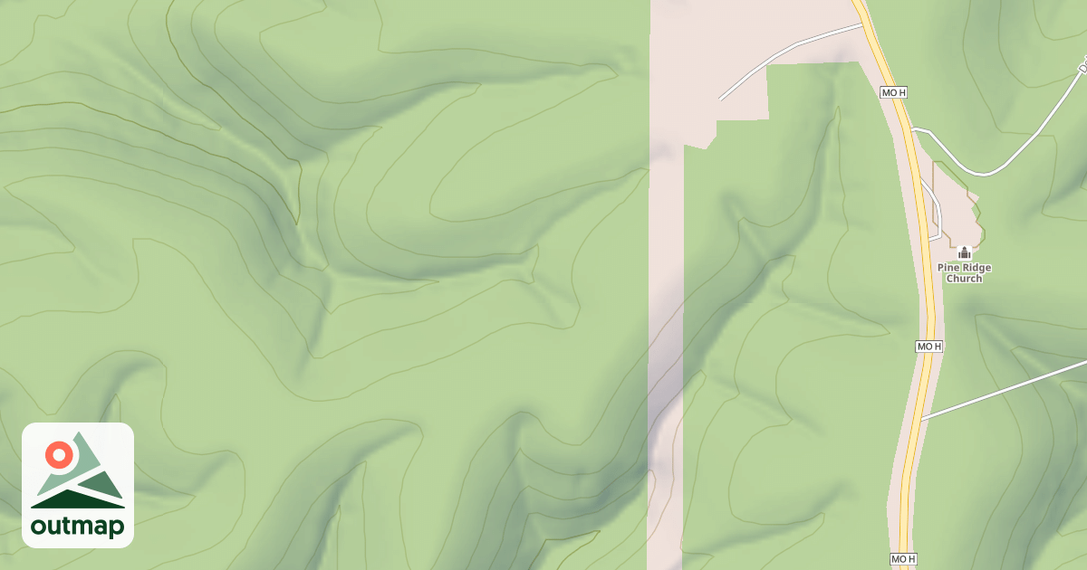 Map of BRIGHT RIDGE