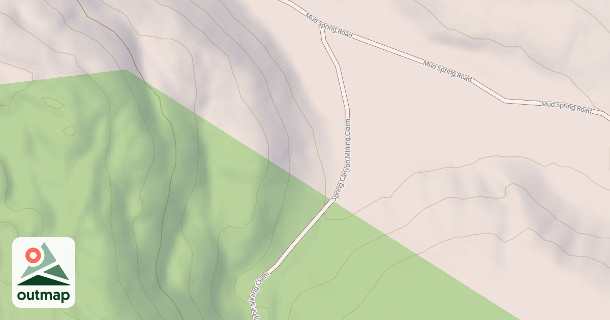 Map of SPRING CANYON MINING CLAIM
