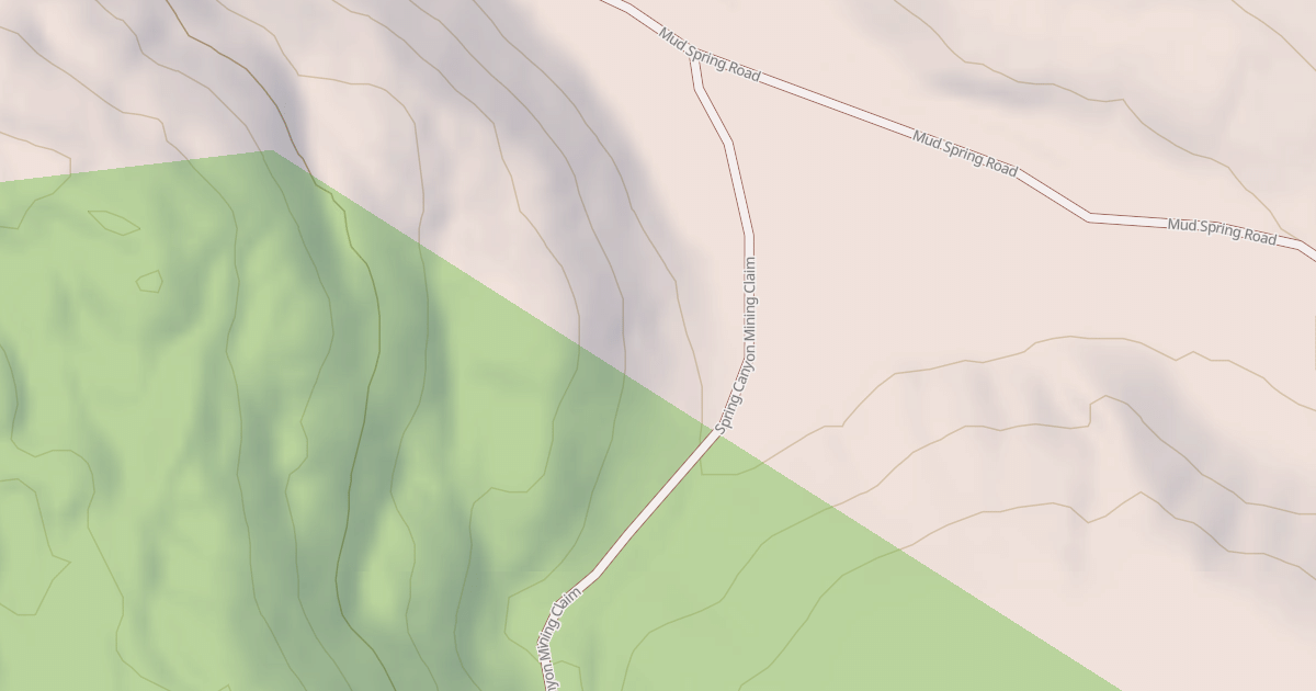Map preview of SPRING CANYON MINING CLAIM