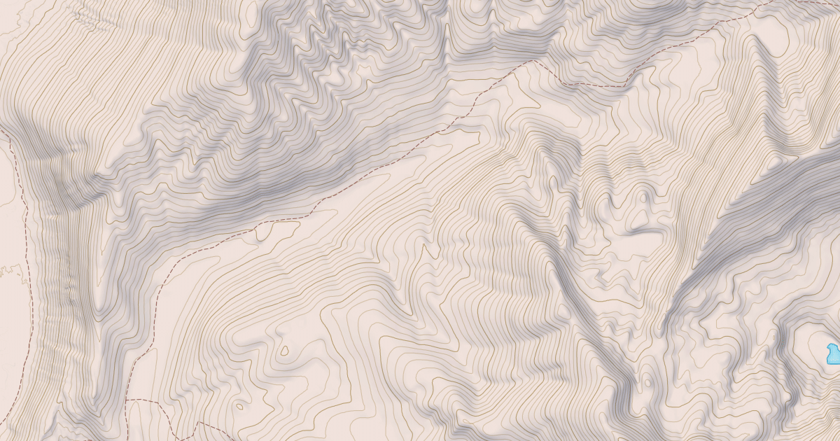 Map preview of East Fork Kennally Creek