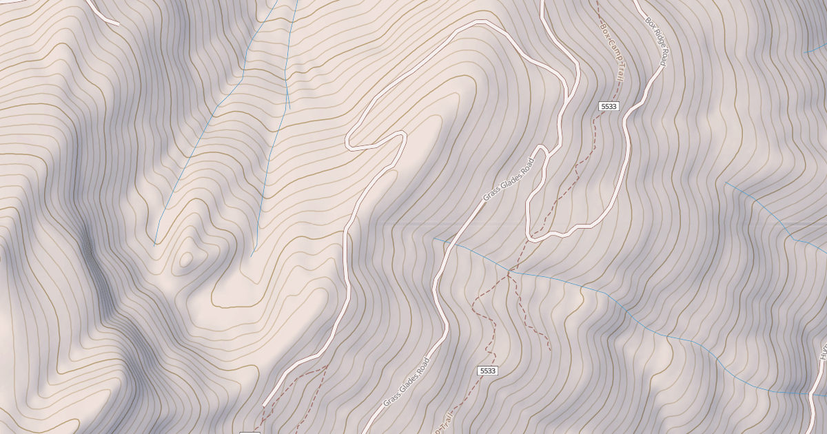 Map preview of BOX RIDGE