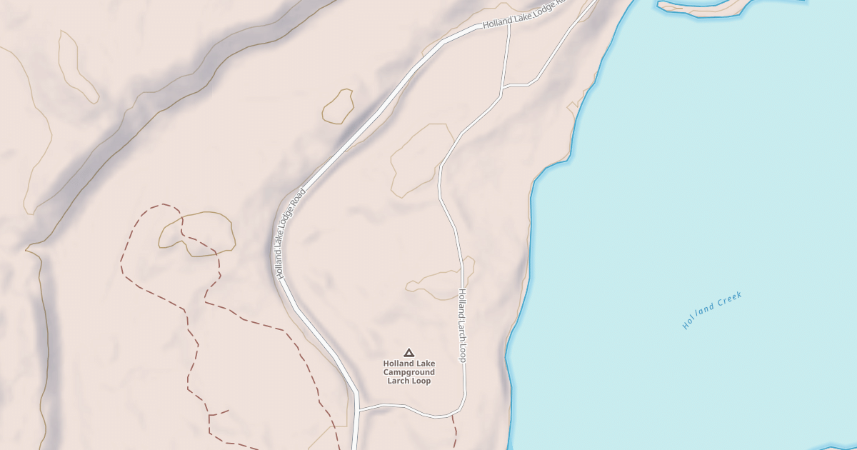 Map preview of HOLLAND LARCH LOOP