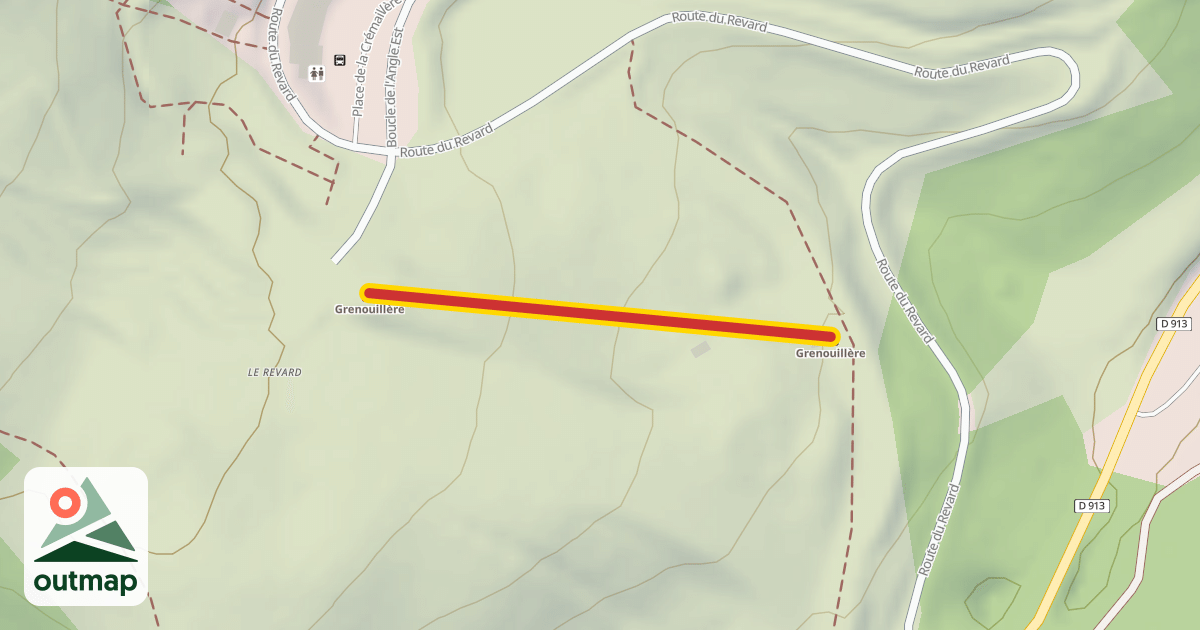 Map of Grenouillère