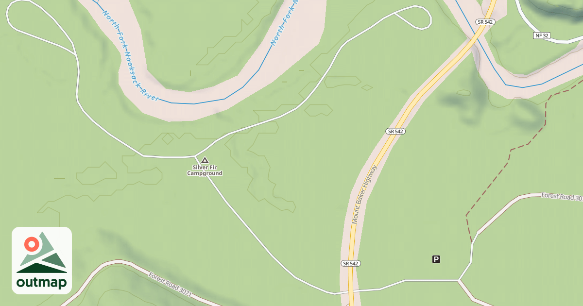 Map of SILVER FIR CG