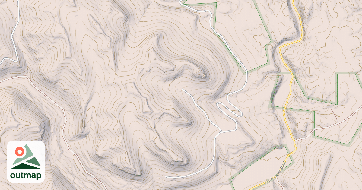 Map of USFS Motor Vehicle Use Map Trails 8044