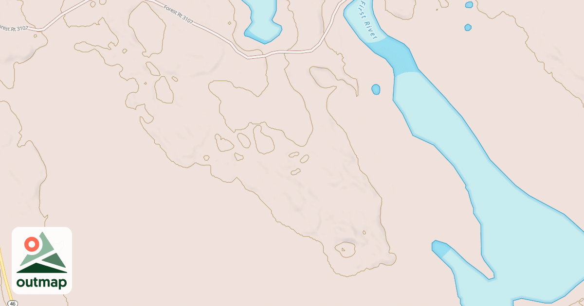 Map of FR 3107 SPUR A