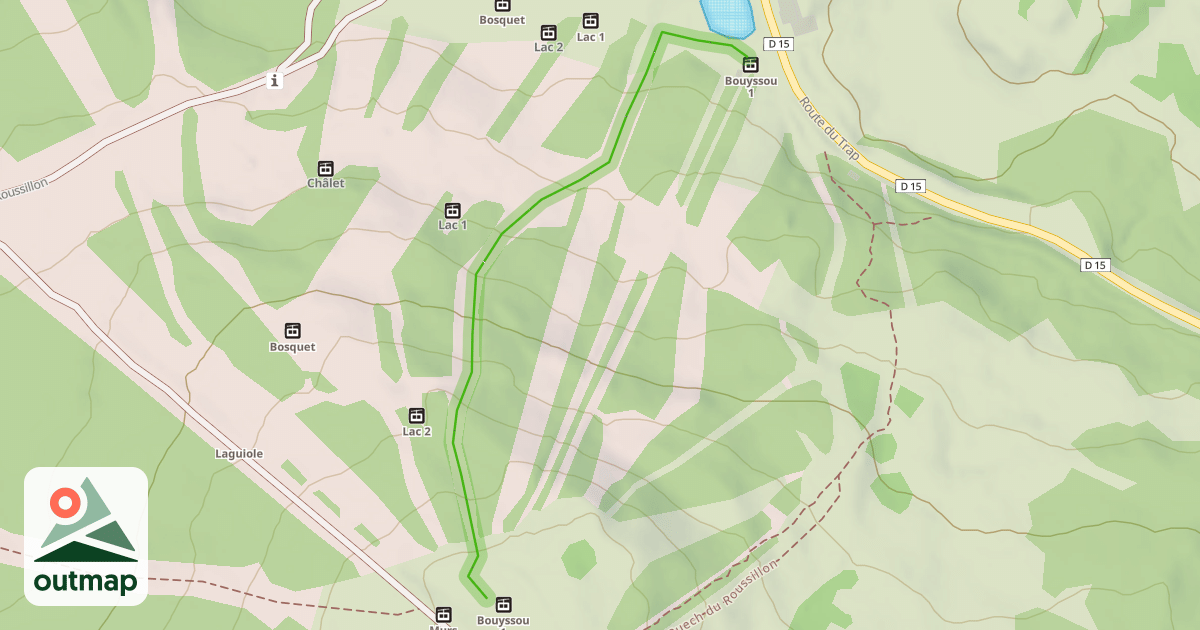 Map of Les Silènes