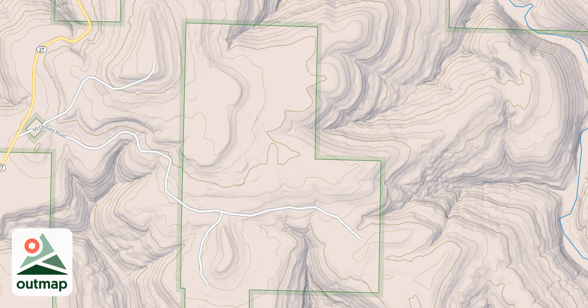 Map of MCDONALD