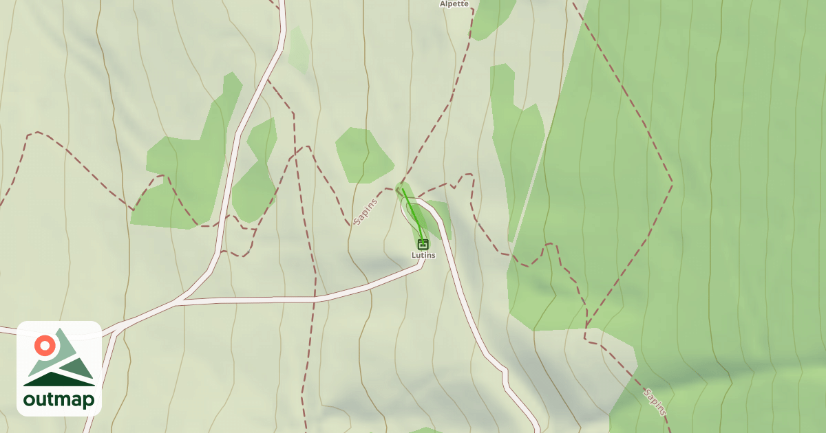 Map of Accès Vallée Blanche