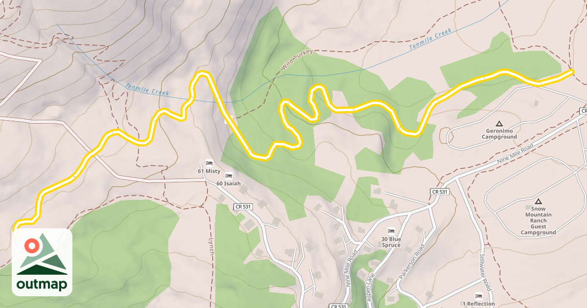 Map of Old Lynch