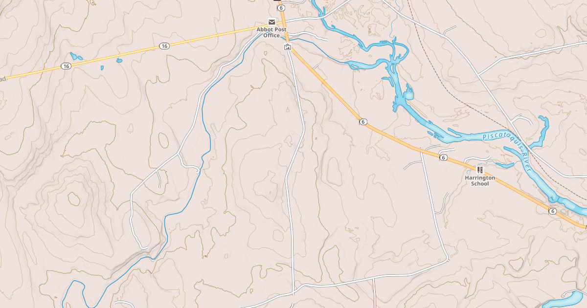 Map preview of Maine Statewide ATV Trails 9