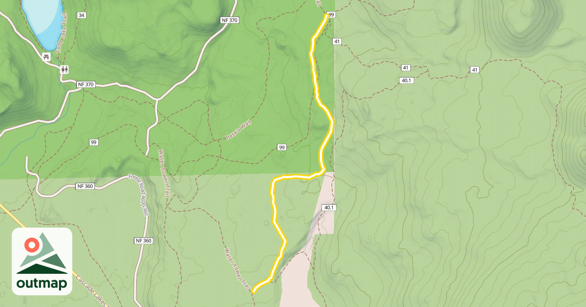 Map of Big Meadow Trail
