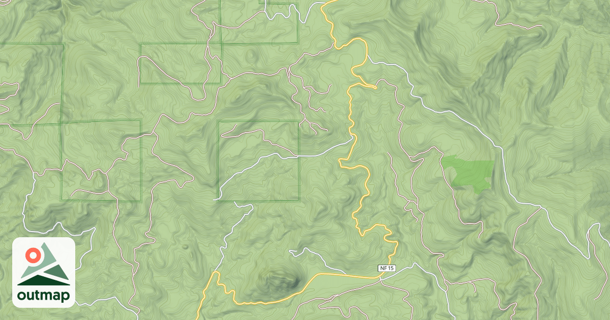 Map of BLUE RIVER