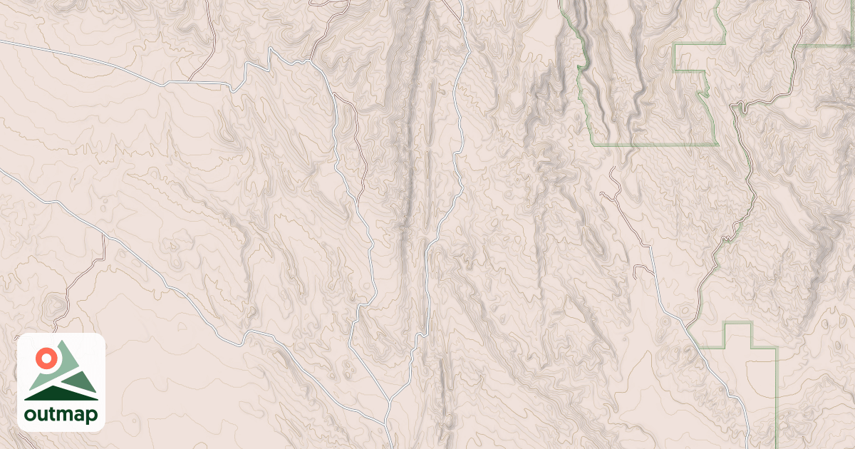 Map of Crooked Creek Road