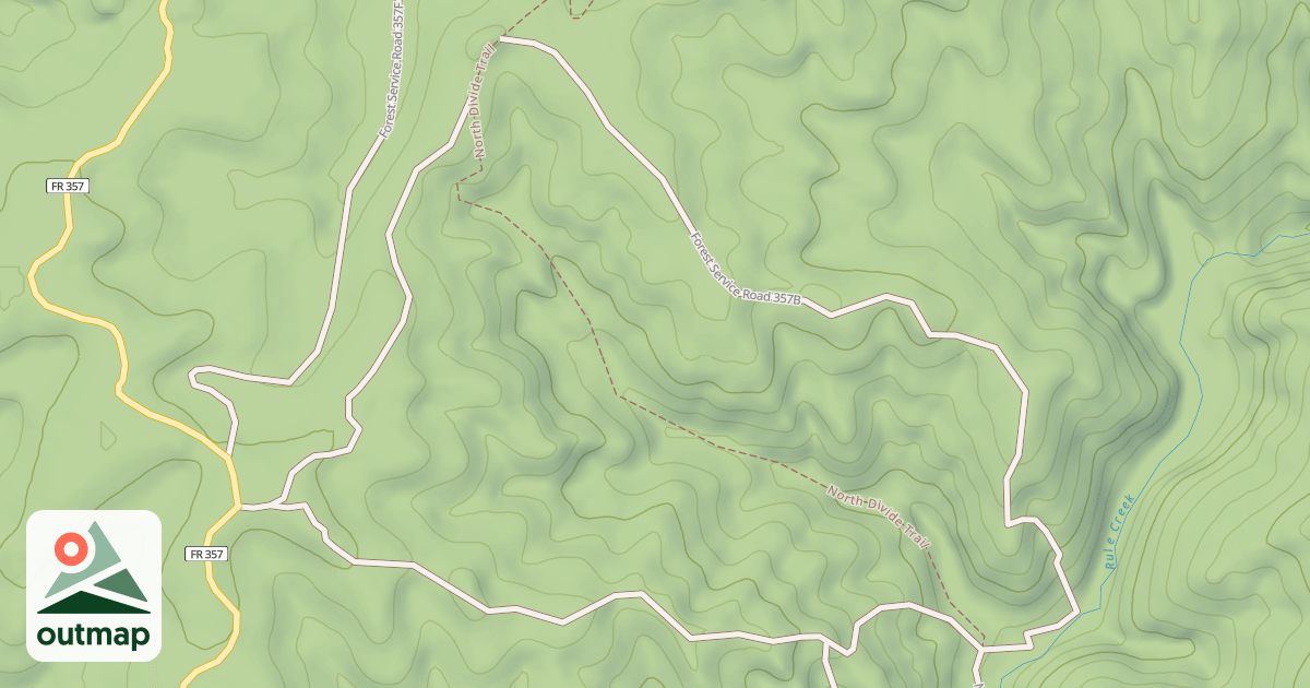 Map of LOWER RULE CR SPUR