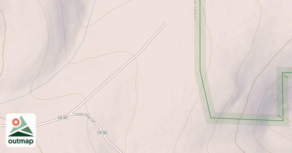 Map of LOWER COOK RIDGE