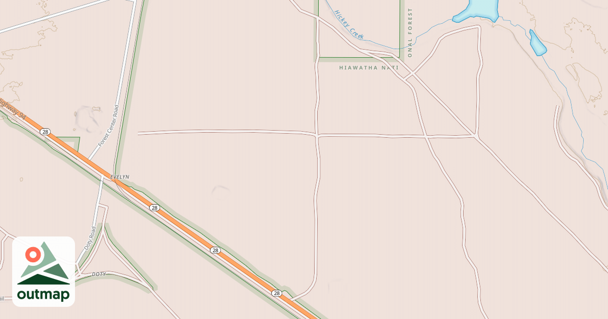 Map of EVELYN EAST