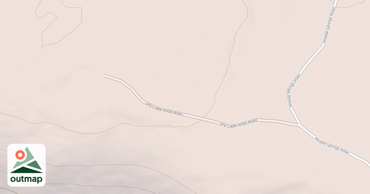 Map of DRY CREEK KNOB