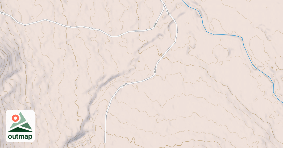 Map of MIDDLE DRAIN