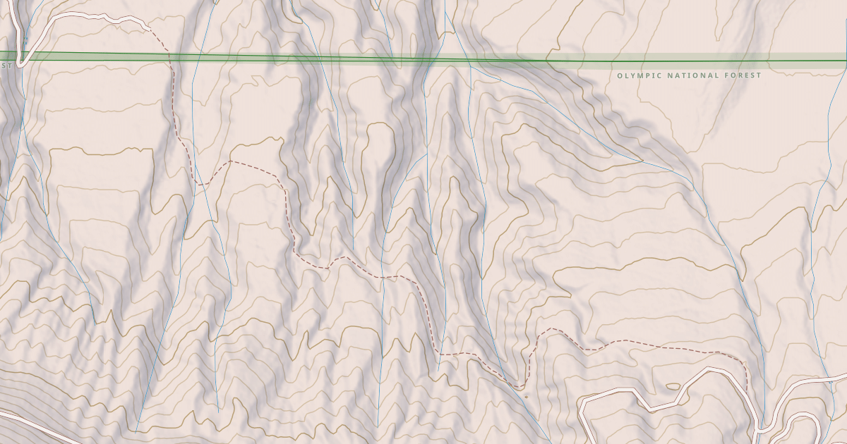 Map preview of USFS National Forest System Roads {FB4A2607-9976-401A-8657-B6C606B2FEBE}