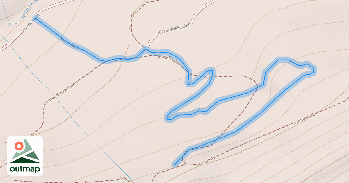 Map of Iowa Shaft