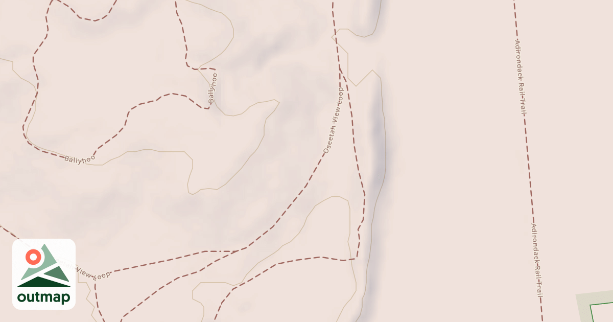 Map of Oseetah Lake Trails