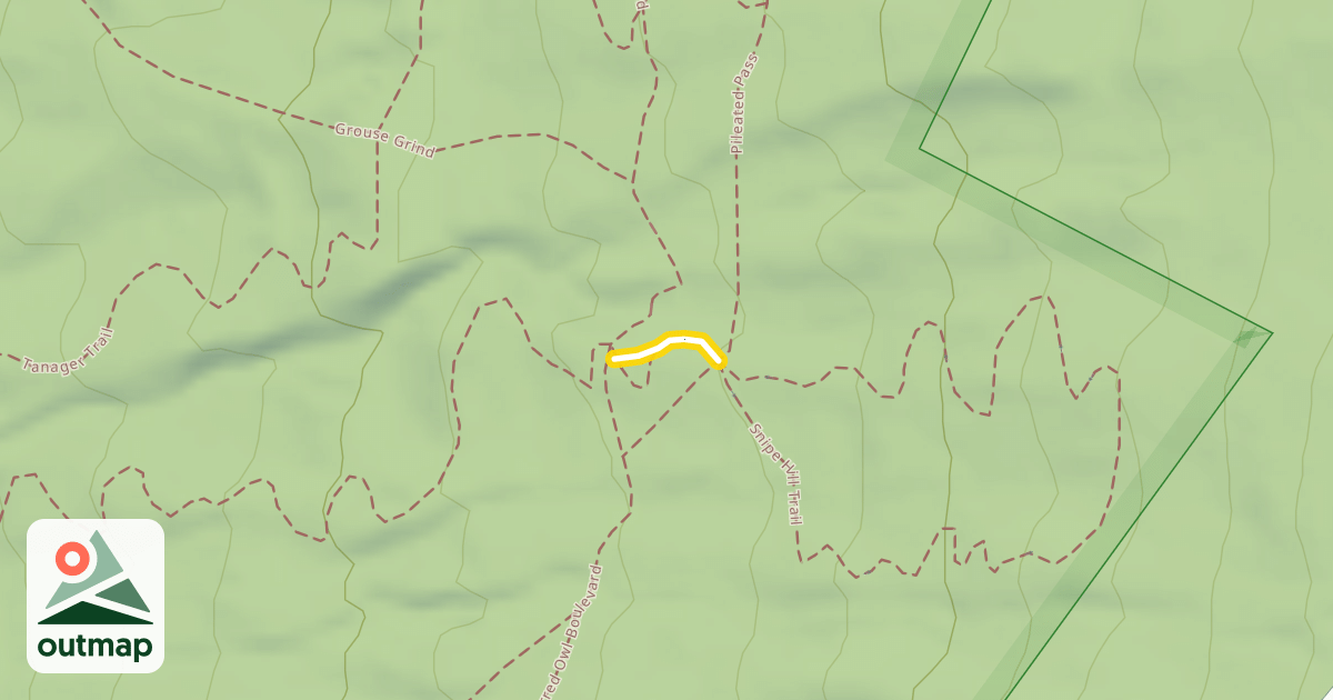 Map of Hermit Thrush Hill