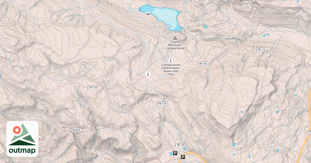 Map of TRUJILLO MEADOWS