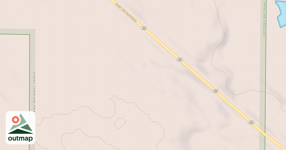 Map of MN 200 SPUR 2755