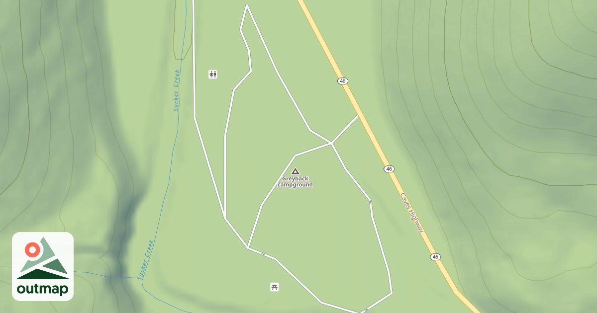Map of GRAYBACK CAMPGROUND