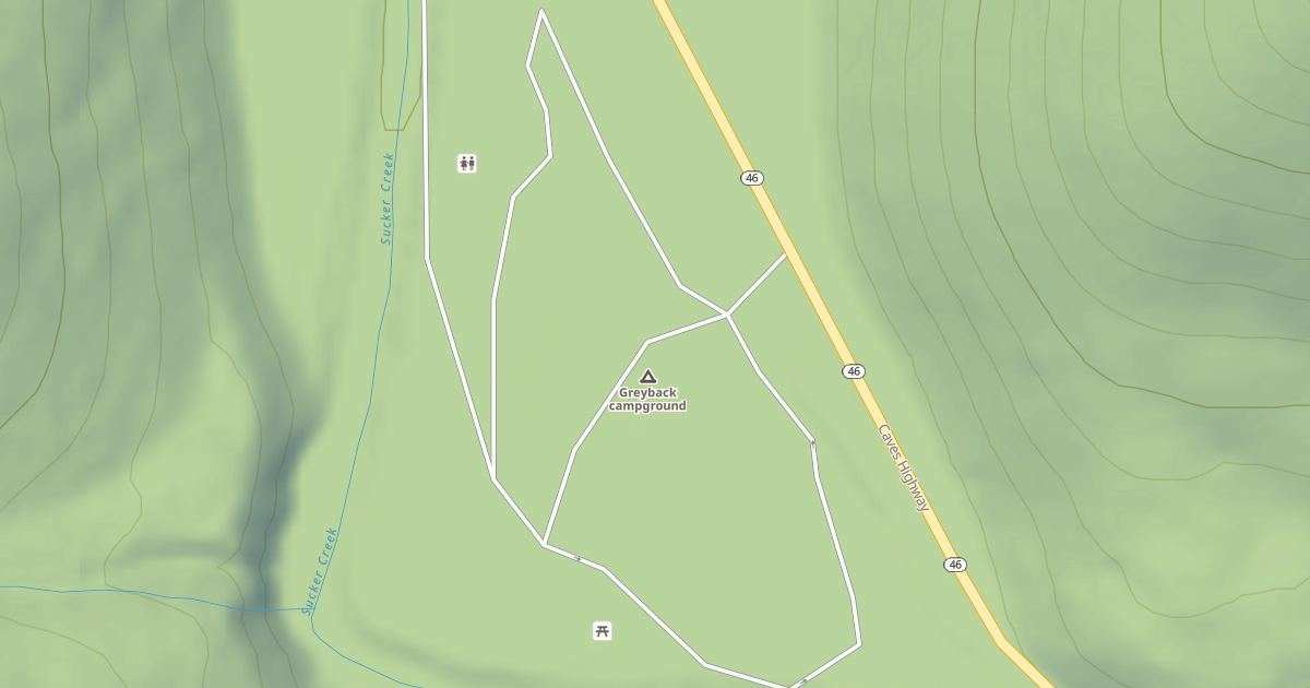 Map preview of GRAYBACK CAMPGROUND