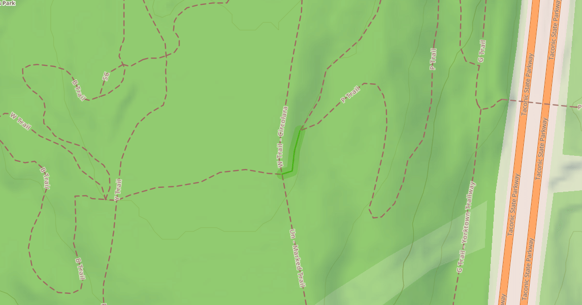 Map preview of L Trail - Dynamite Run