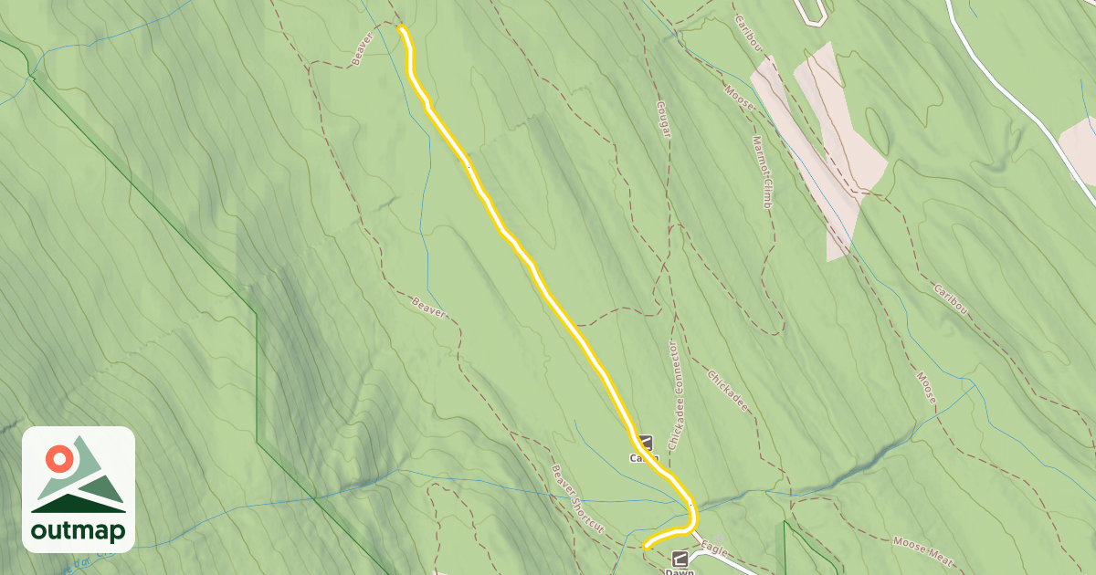 Map of Beaver Run