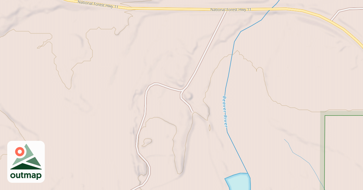 Map of BEAVER RIVER PIT