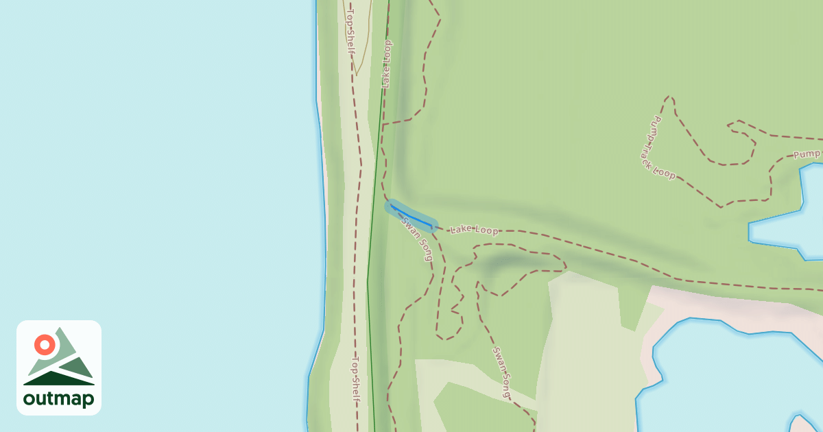Map of Lake Loop